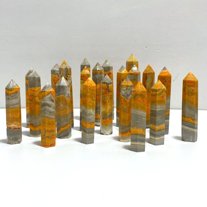 Bumblebee Jasper Tower Points Wholesale - Wholesale Crystals