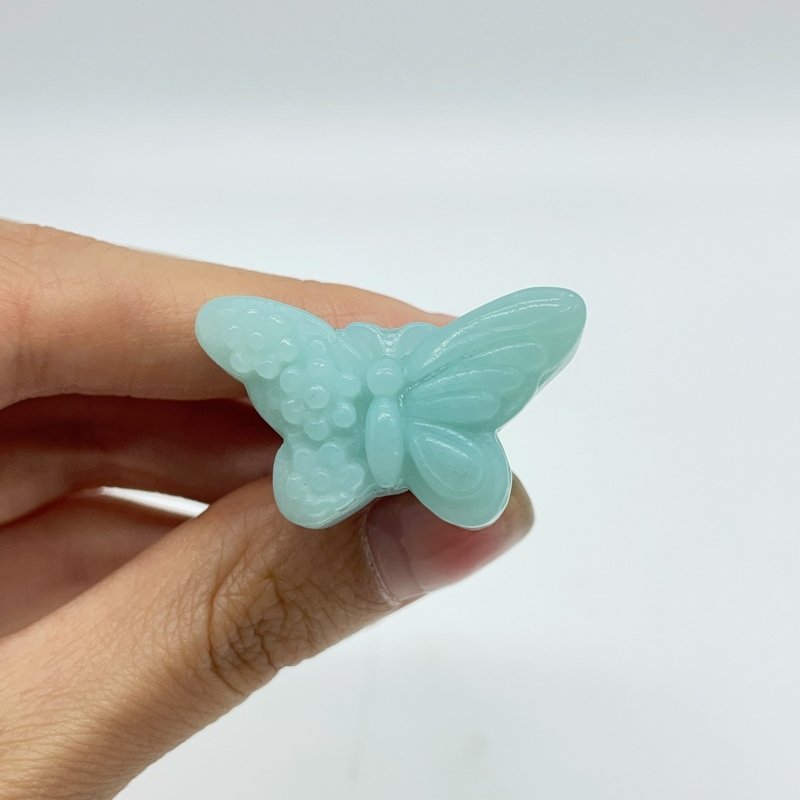 Caribbean Calcite Butterfly Car Air Vent Clip Wholesale -Wholesale Crystals