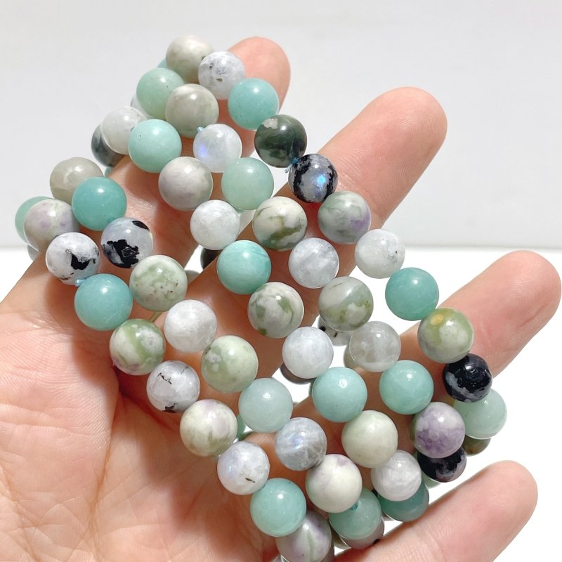 Caribbean Calcite Indian Moonstone DIY Bracelet Wholesale Original Design - Wholesale Crystals