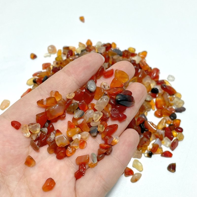 Carnelian Gravel Chips Wholesale - Wholesale Crystals