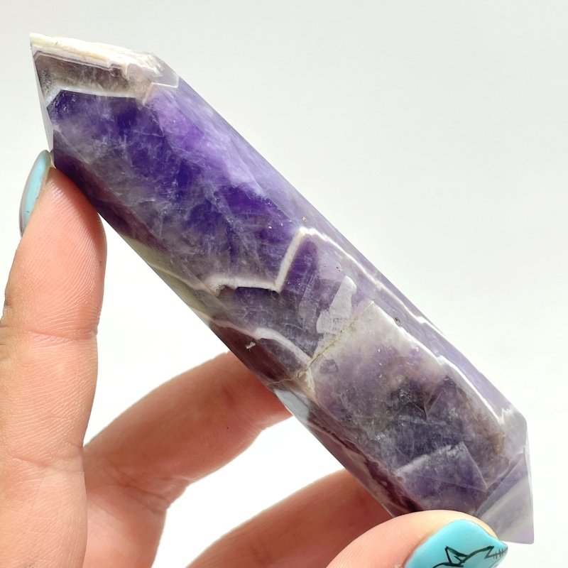 Chevron Amethyst Double Points Wholesale - Wholesale Crystals