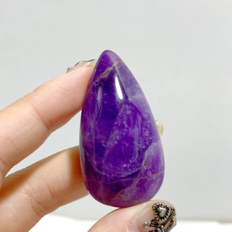 Chevron Amethyst Waterdrop Shape Wholesale -Wholesale Crystals