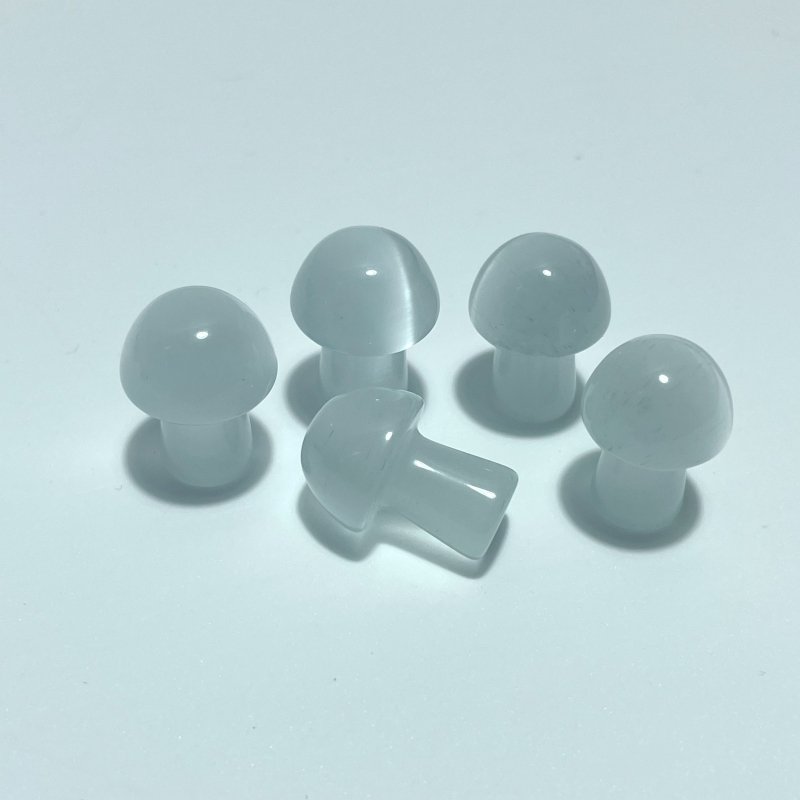 Colorful Glass Cat Eye Mushrooms Wholesale (man made) - Wholesale Crystals