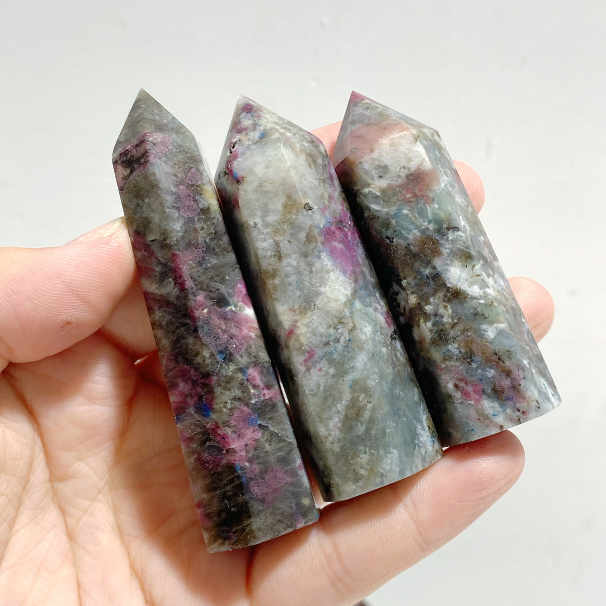 Pink & Blue Tourmaline Tower Point Wholesale
