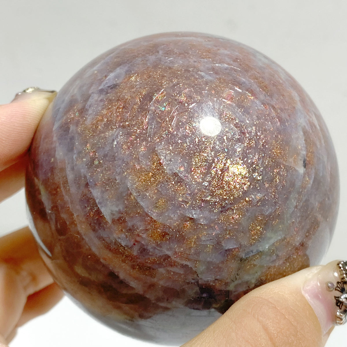 5 Pieces High Quality Sunstone Mixed Cordierite Spheres