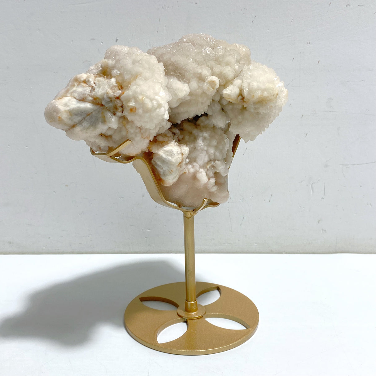 Unique Raw Stilbite Specimen With Stand