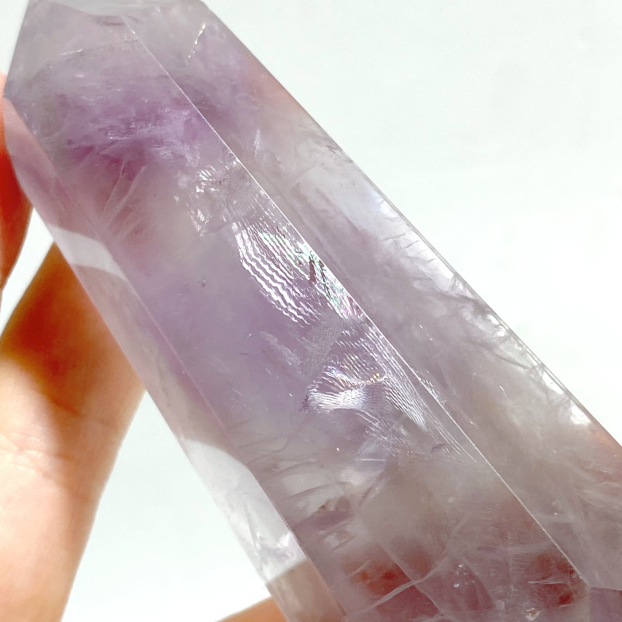 19 Pieces God's Fingerprint Light Purple Amethyst Tower Point