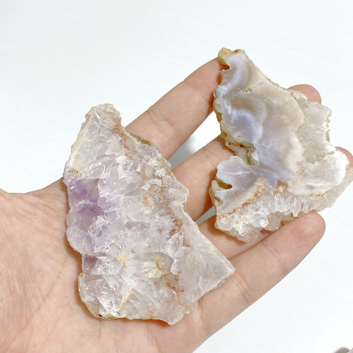 31 Pieces Sakura Flower Agate Slabs