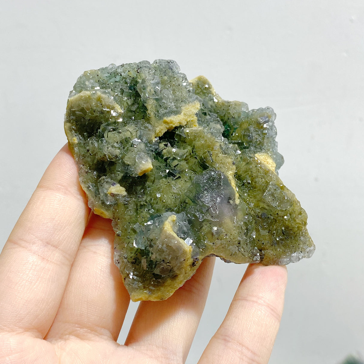 17 Pieces Raw Stone Fluorite Mixed Pyrite Specimen