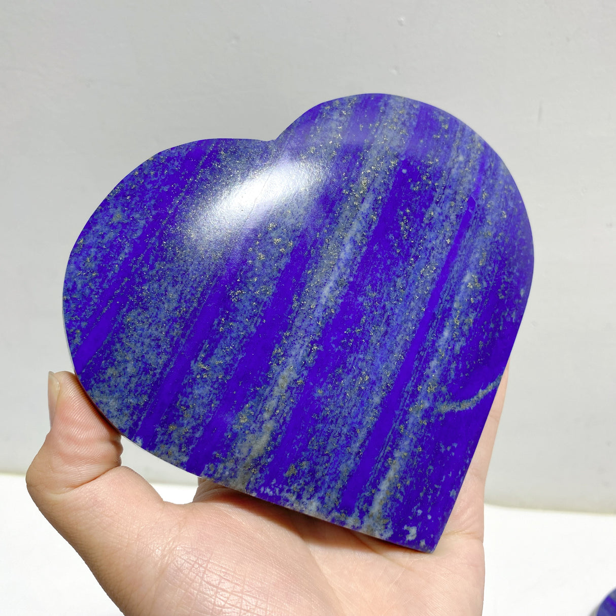 6 Pieces Large Lapis Lazuli Heart
