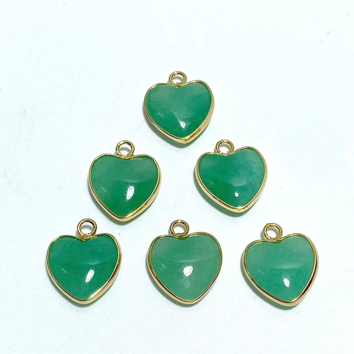 11 Types Crystal Heart Shape Pendants Wholesale Rose Quartz Chevron Amethyst Tiger Eye