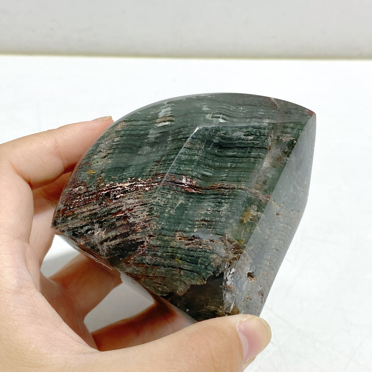 Unique Thousand Layer Garden Quartz With Stand Home Decor