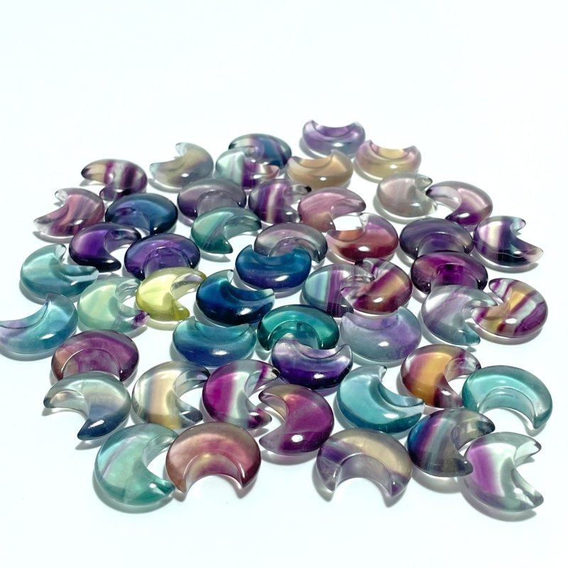 Fluorite Moon DIY Pendant Mini - Wholesale Crystals
