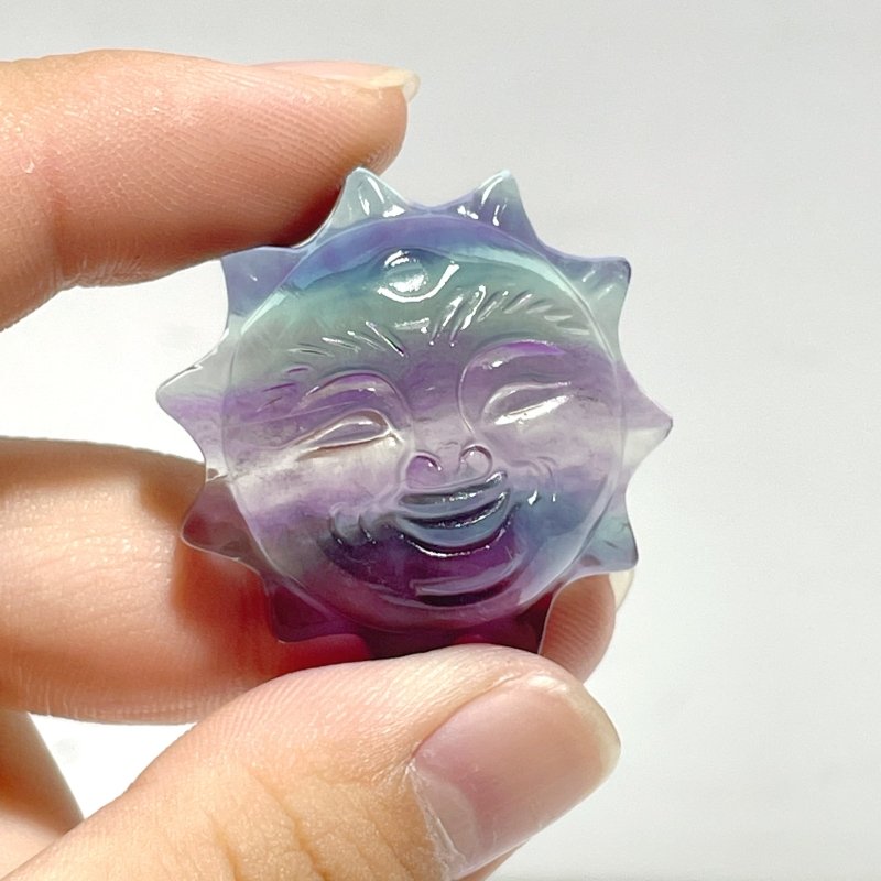 Fluorite Sun Carving Wholesale - Wholesale Crystals