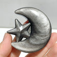 Gold Sheen Obsidian Silver Sheen Obsidian Moon Star Carving Wholesale - Wholesale Crystals