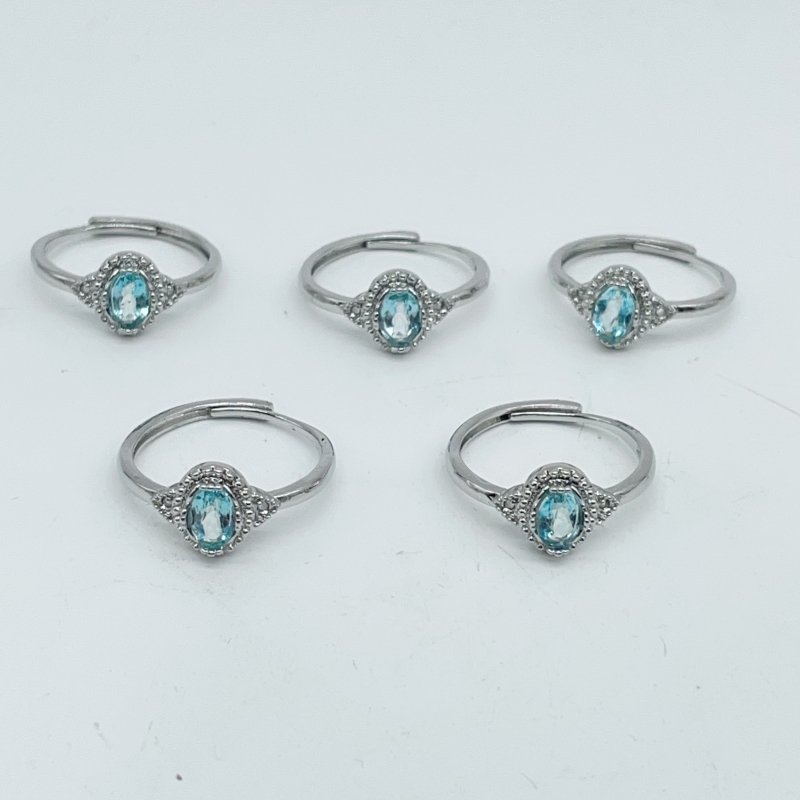 Heat Treatment Blue Topaz Ring Wholesale -Wholesale Crystals
