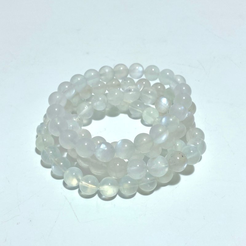 High Grade Sri Lanka Clear Moonstone Crystal Bracelet (HGUB03) - Wholesale Crystals