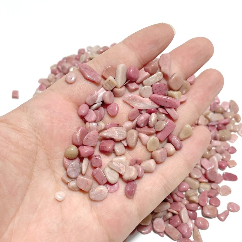 High Quality Pink Rhodonite Gravel Chips Wholesale - Wholesale Crystals