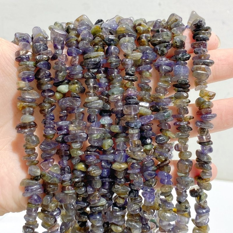 Irregular Crystal Chips Stone DIY Bracelet Wholesale Sunstone Gold Sheen Obsidian -Wholesale Crystals