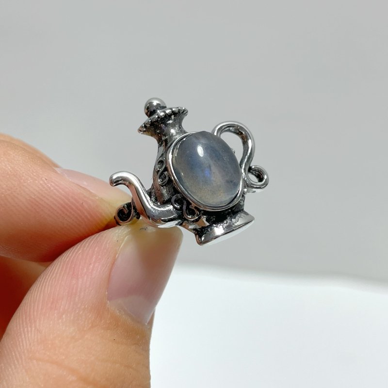 Labradorite Ring Aladdin and the Magic Lamp Shape Wholesale - Wholesale Crystals