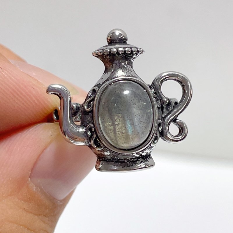 Labradorite Ring Aladdin and the Magic Lamp Shape Wholesale - Wholesale Crystals