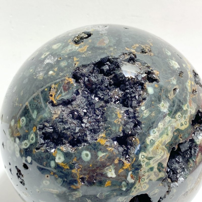 Large 8th Vein Ocean Jasper Sphere - Wholesale Crystals