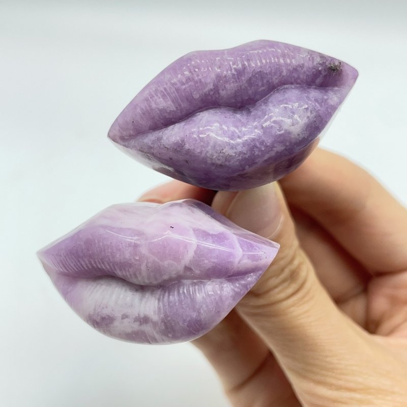 Lepidolite Lips Car Air Vent Clip Crystal Wholesale -Wholesale Crystals