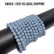 Local Stock - 6MM Angelite Bracelets Wholesale - Wholesale Crystals