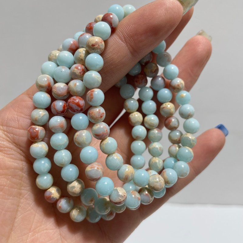 Local Stock - 6MM China Shoushan Stone Bracelets Wholesale - Wholesale Crystals