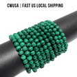 Local Stock - 6MM High Quality Malachite Bracelets Wholesale - Wholesale Crystals