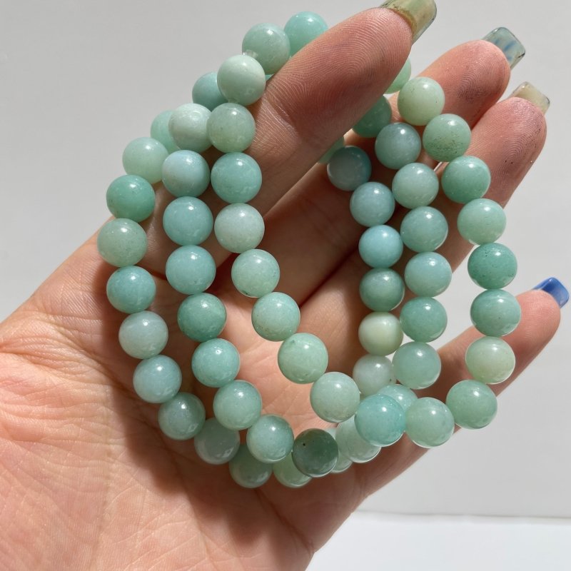 Local Stock - 8MM Caribbean Calcite Bracelets Wholesale - Wholesale Crystals