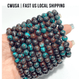Local Stock - 8MM Chrysocolla mixed Malachite Bracelets Wholesale - Wholesale Crystals
