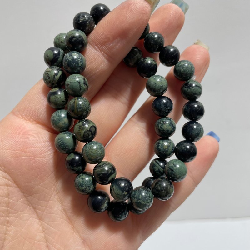 Local Stock - 8MM Kambaba Jasper Stone Bracelets Wholesale - Wholesale Crystals