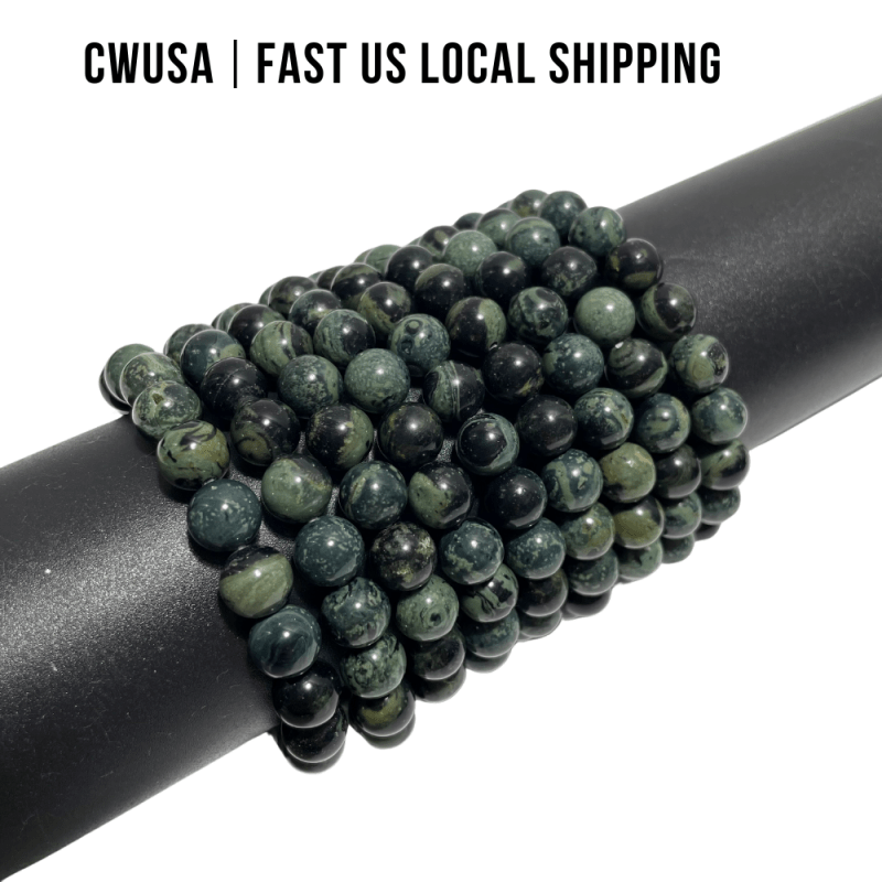 Local Stock - 8MM Kambaba Jasper Stone Bracelets Wholesale - Wholesale Crystals