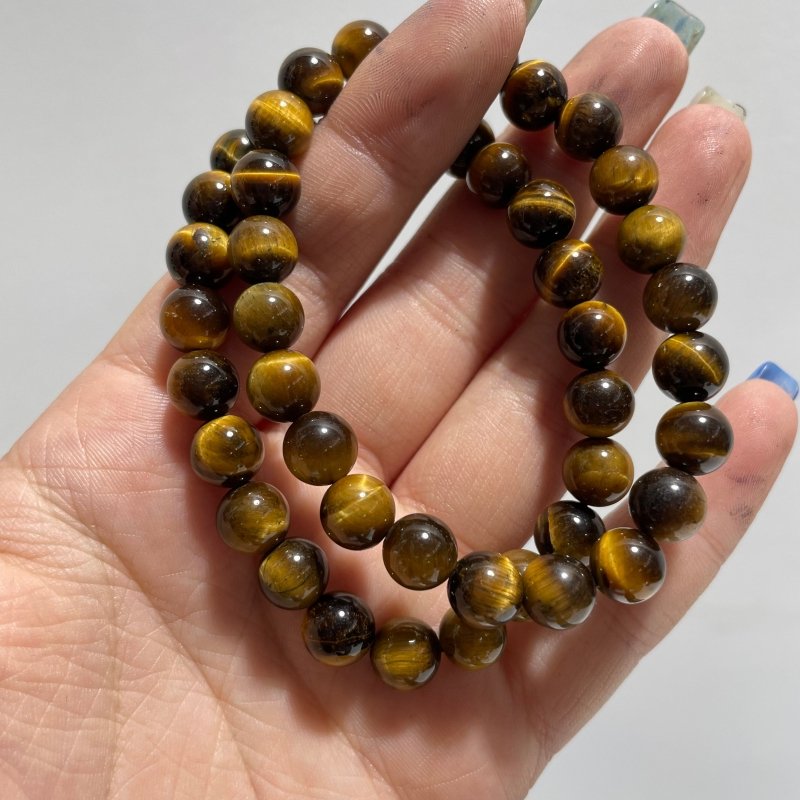 Local Stock - 8MM Yellow Tiger Eye Bracelet Wholesale - Wholesale Crystals