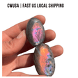 Local Stock - Purple Yellow Labradorite Palm Stone 1kg(2.2lbs) Wholesale - Wholesale Crystals