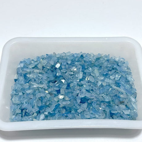 Local Stock - Transparent Blue Aquamarine Chips Wholesale - Wholesale Crystals