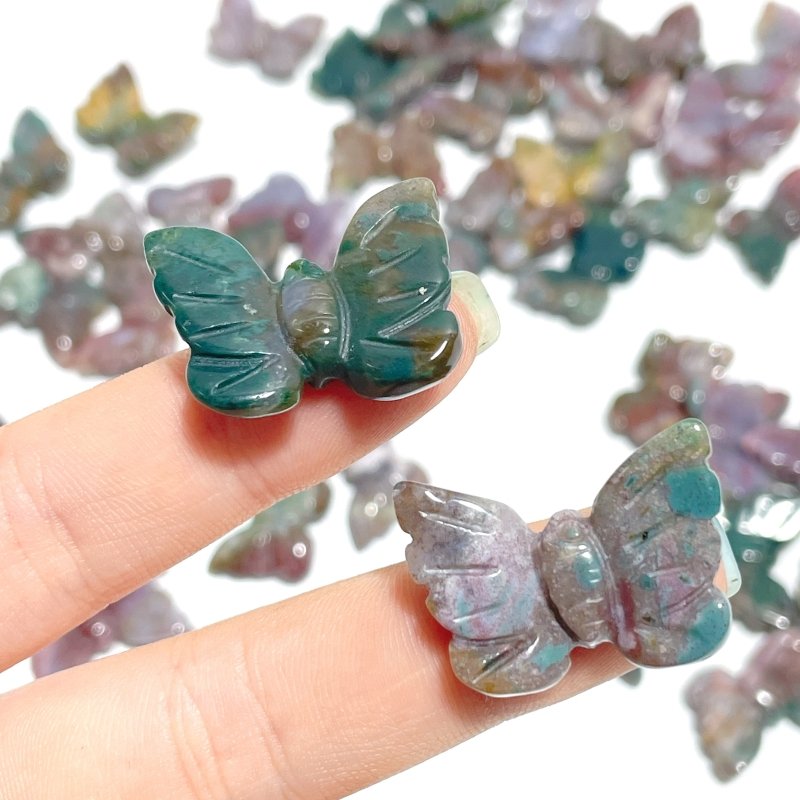Mini Colorful Ocean Jasper Butterfly Wholesale - Wholesale Crystals
