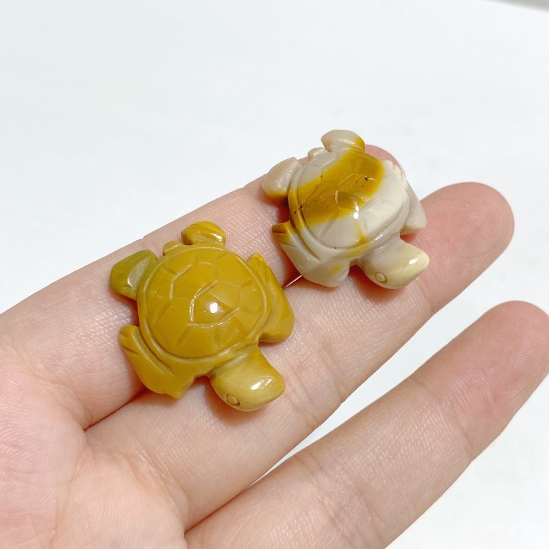 Mini Yellow Mookaite Sea Turtle Carving Wholesale -Wholesale Crystals