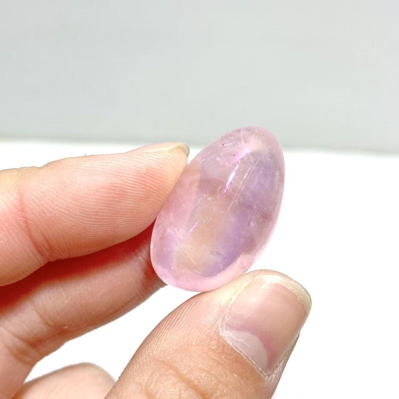 Pink Aura Rose Quartz Small Tumbled Wholesale Clearance - Wholesale Crystals