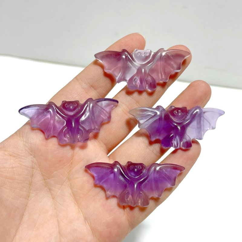 Purple Fluorite Bat Carving Wholesale - Wholesale Crystals