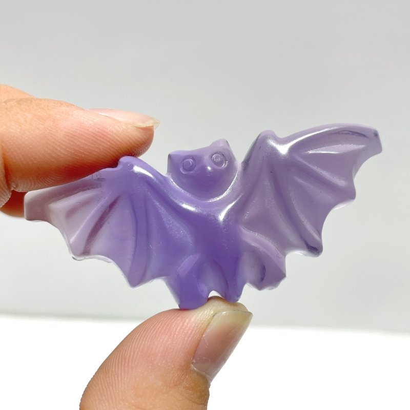 Purple Fluorite Bat Carving Wholesale - Wholesale Crystals