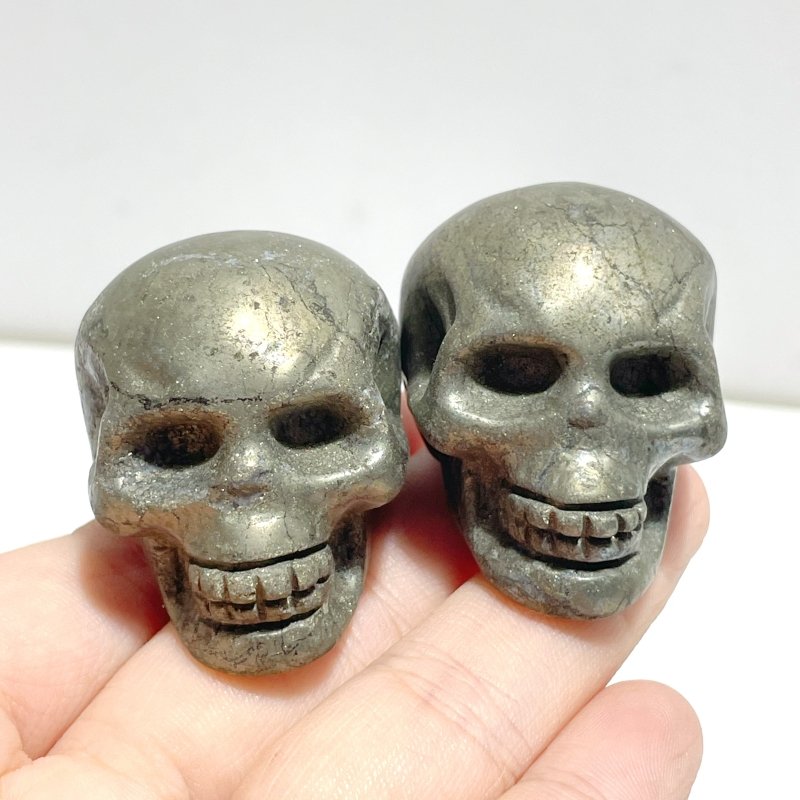 Pyrite Skull Carving Wholesale - Wholesale Crystals