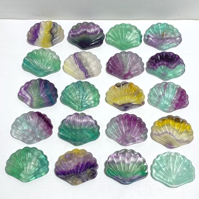 Rainbow Fluorite Shell Wholesale (No.61-80) -Wholesale Crystals