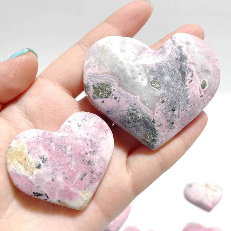 Rhodochrosite Heart Wholesale - Wholesale Crystals