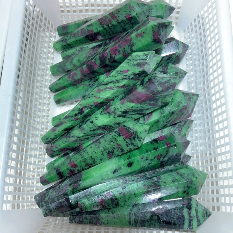 Ruby Zoisite Point Magic Wand Scepter Crystal Wholesale -Wholesale Crystals