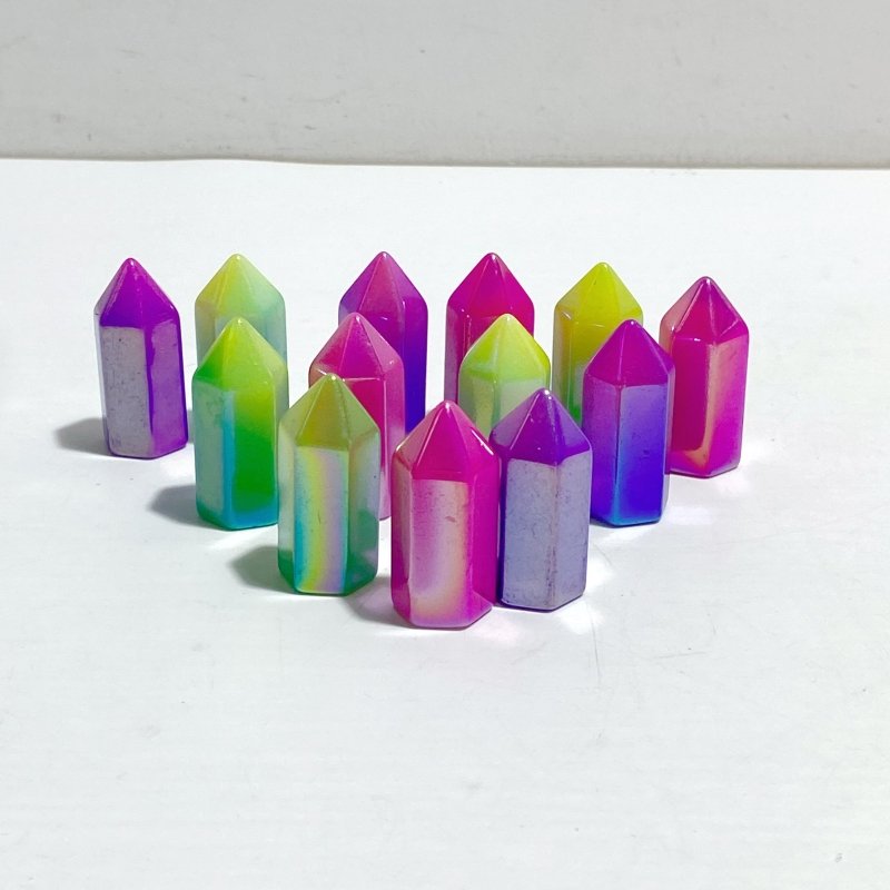Short Aura Opalite Tower Wholesale - Wholesale Crystals