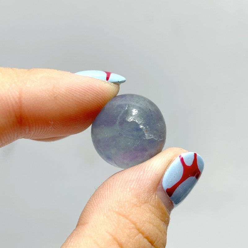 Small Purple Green Colorful Fluorite Sphere Wholesale Closeout - Wholesale Crystals