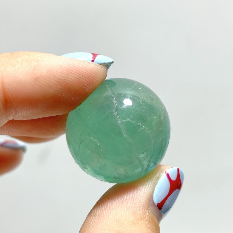 Small Purple Green Colorful Fluorite Sphere Wholesale Closeout - Wholesale Crystals