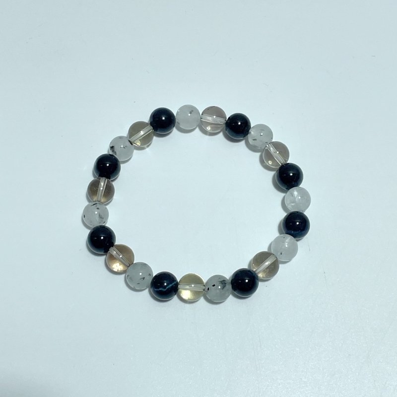 Smoky Quartz Blue Tiger Eye DIY Bracelet Wholesale Original Design - Wholesale Crystals